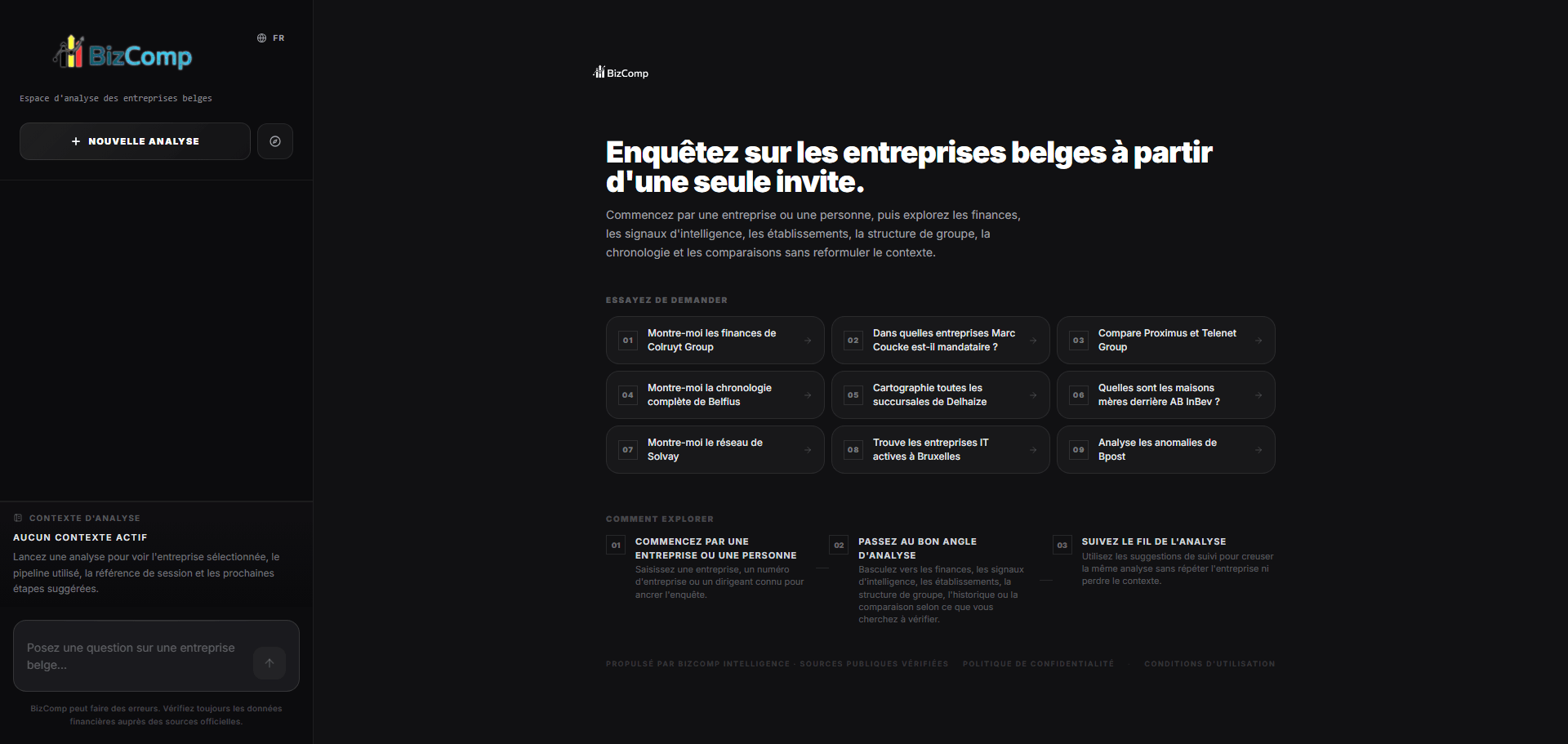 BizComp Intelligence screenshot